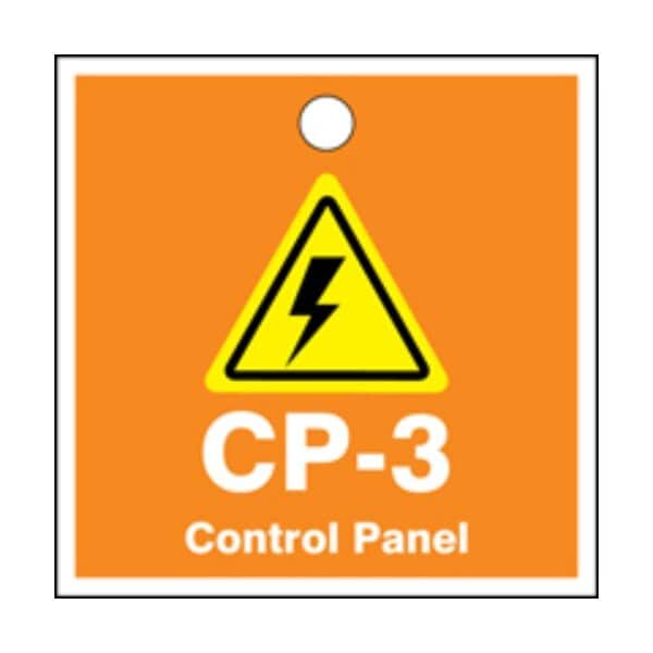 Accuform Danger, PF-Cardstock, 3-1/4 in Width, 1/4 in Height, , 5 PK TDK203XVM - main